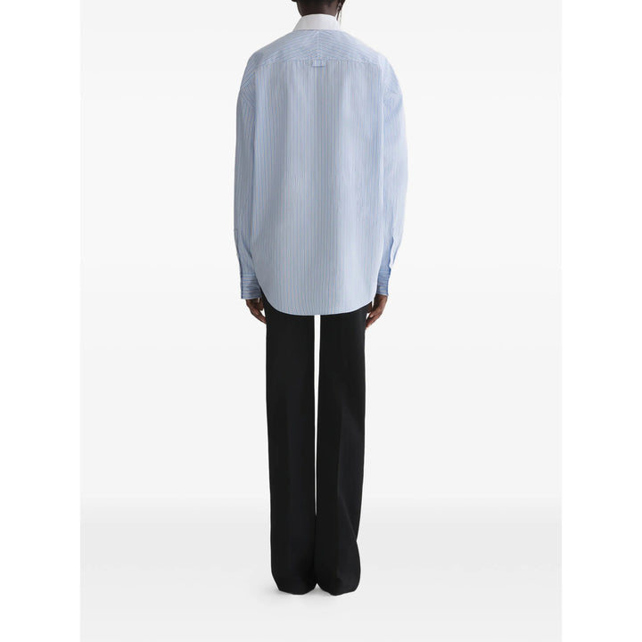 Mugler Shirts - Blue, White | 247e09040fad3aaa9dd209a017a378c3daae03ff