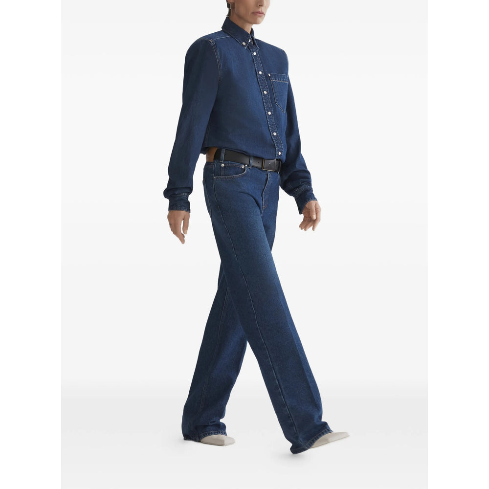 Mugler Shirts - Blue | b9474d1bff07a984a69660139caf579b0bc480f0