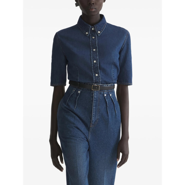 Mugler Shirts - Blue | 72624c2bcb38e5ebac401caa74d53b59b063e144