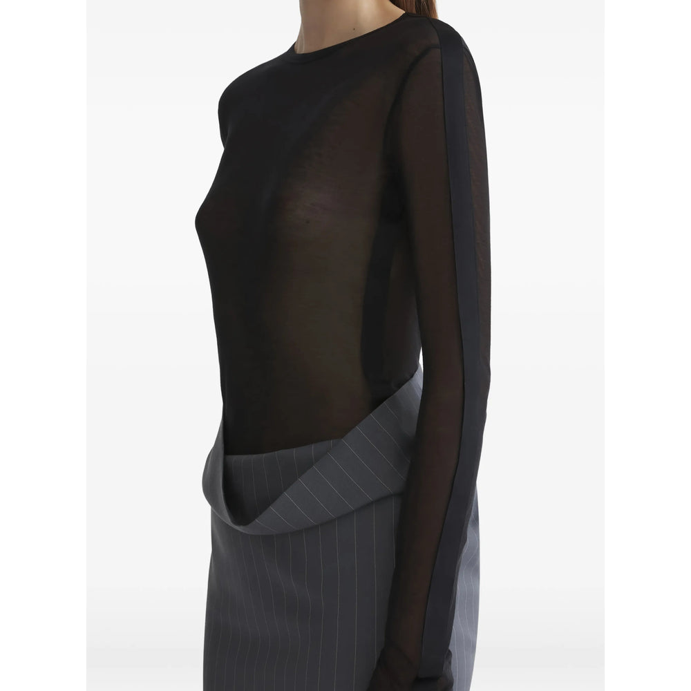 Mugler Bodysuits - Black, Gray | 6d14d9a01c49130a0fe1bc2b63e72a55d45bdc86