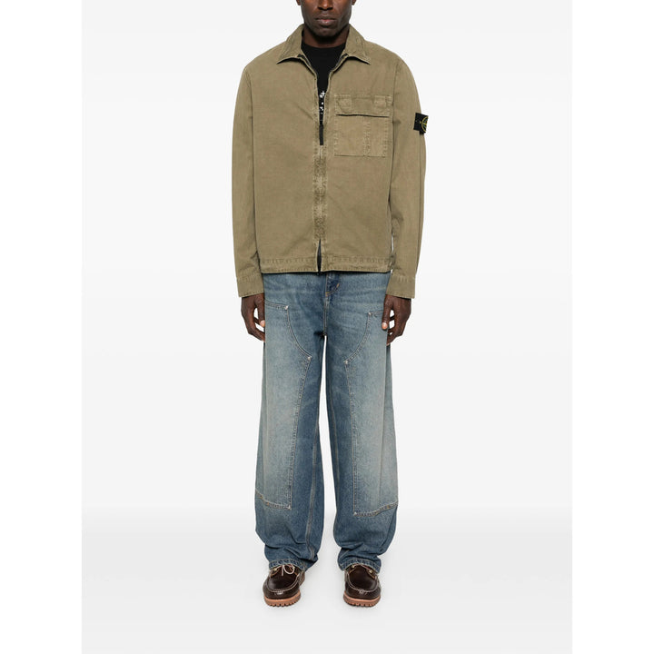 Stone Island Shirts - Brown | 8b0bc4432a615925a9a42ebc9d4c163156903120