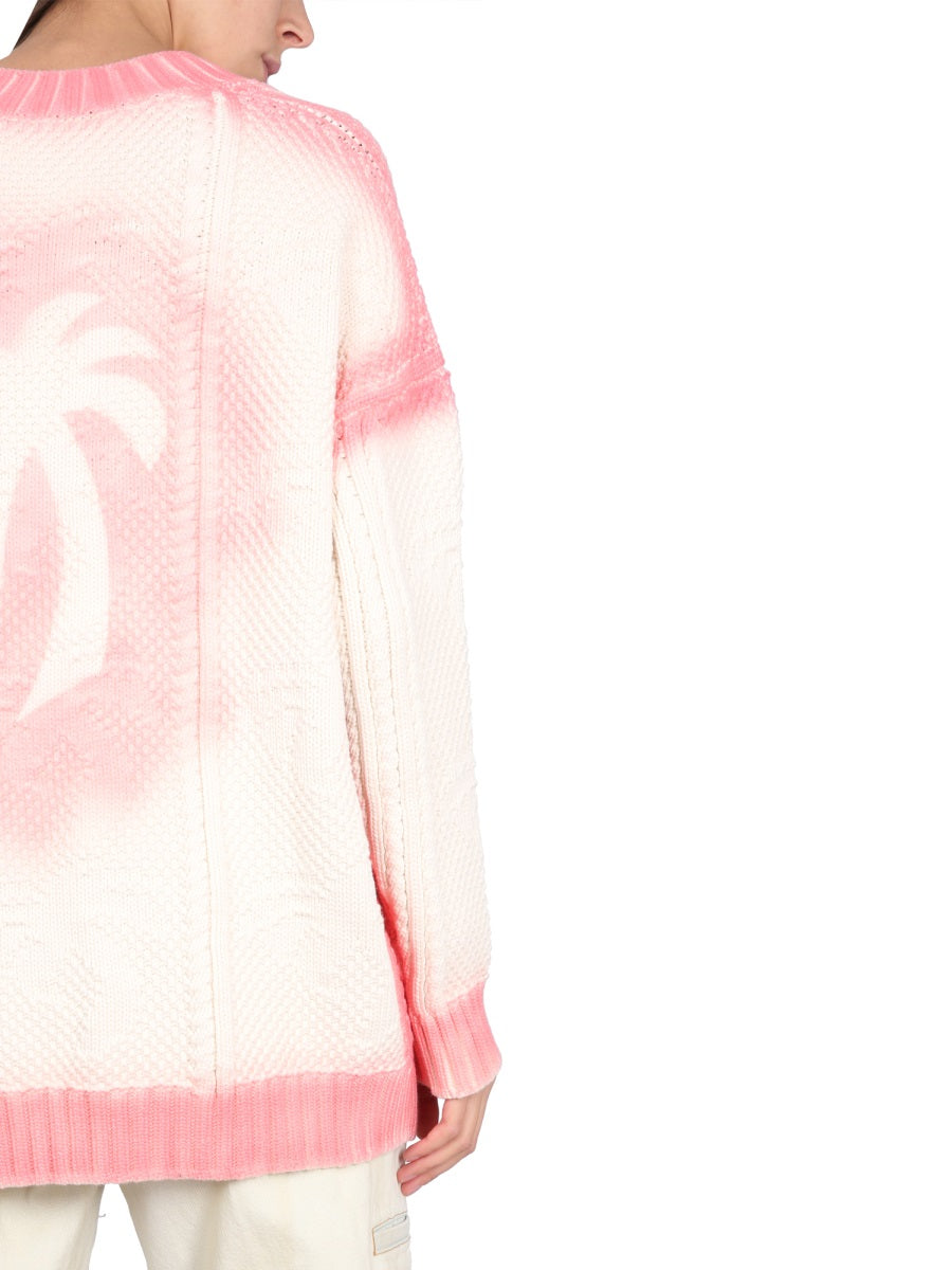 Palm Angels Sweaters - White | Wanan Luxury