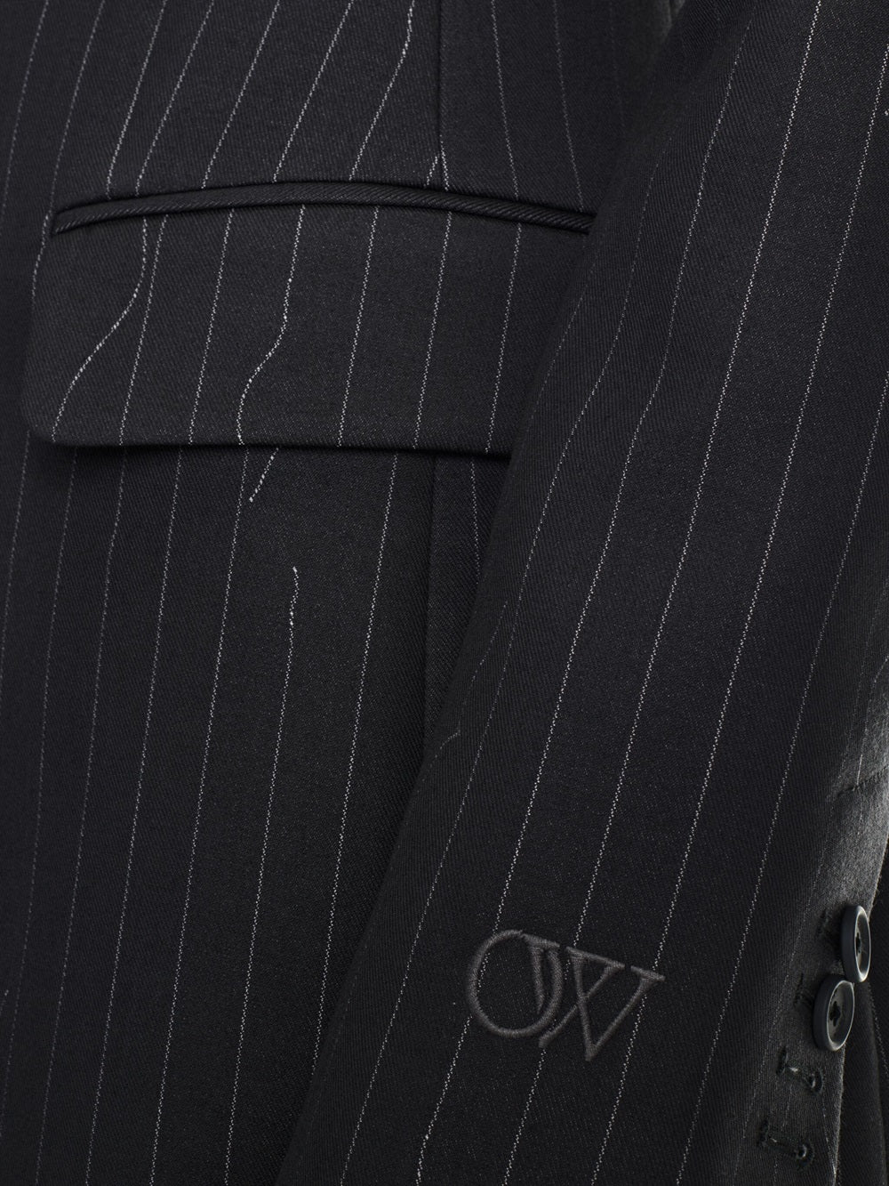 Pinstriped blazer