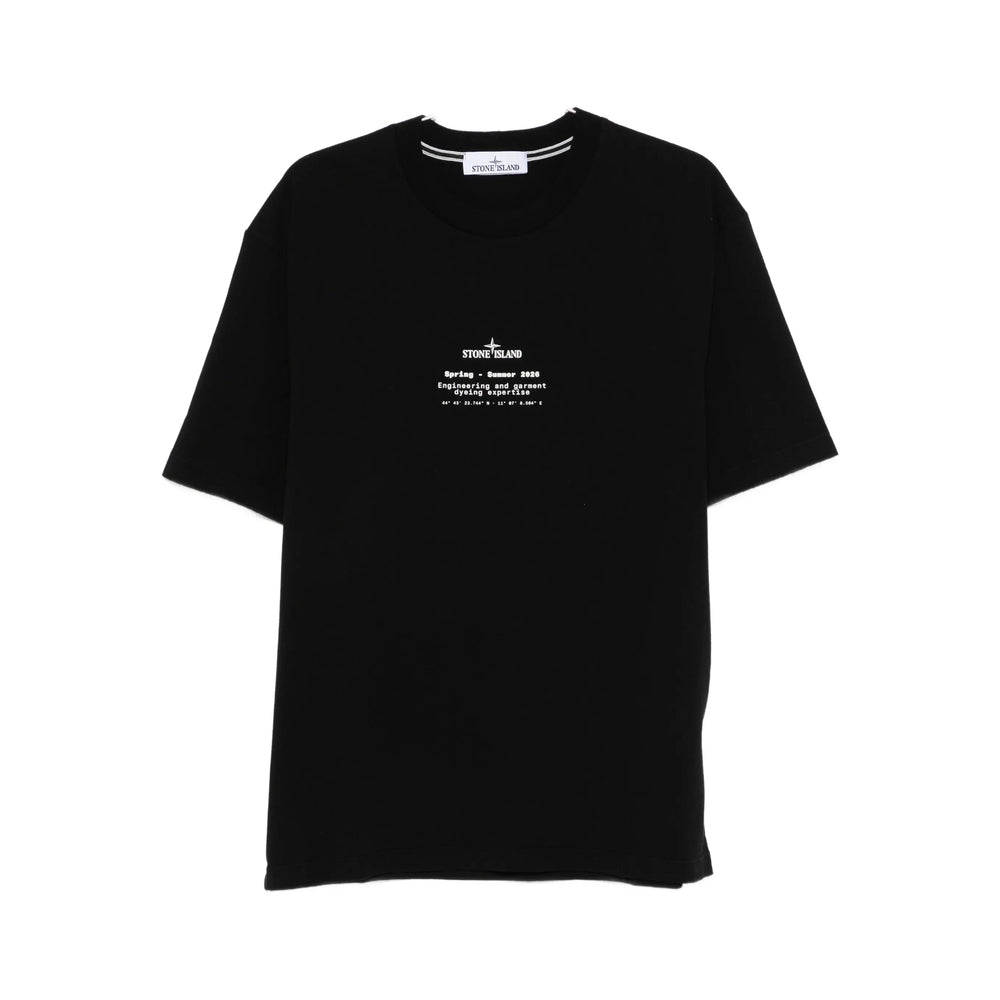 Stone Island T Shirts - Black | cca59bb62e3baa069c4345ad9f1aaf3c3e431f47