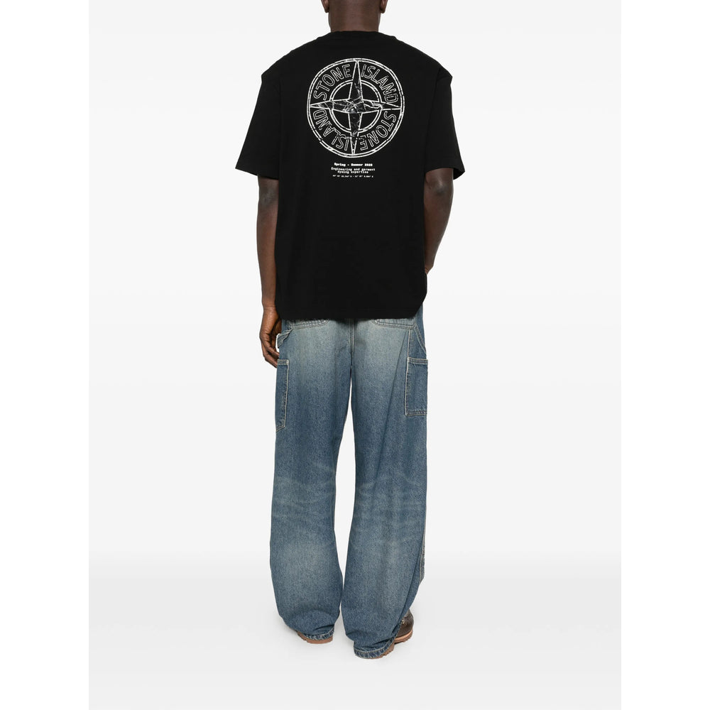 Stone Island T Shirts - Black | e59e52a5ff634adbaeaa67ed97d9cb96553b5282