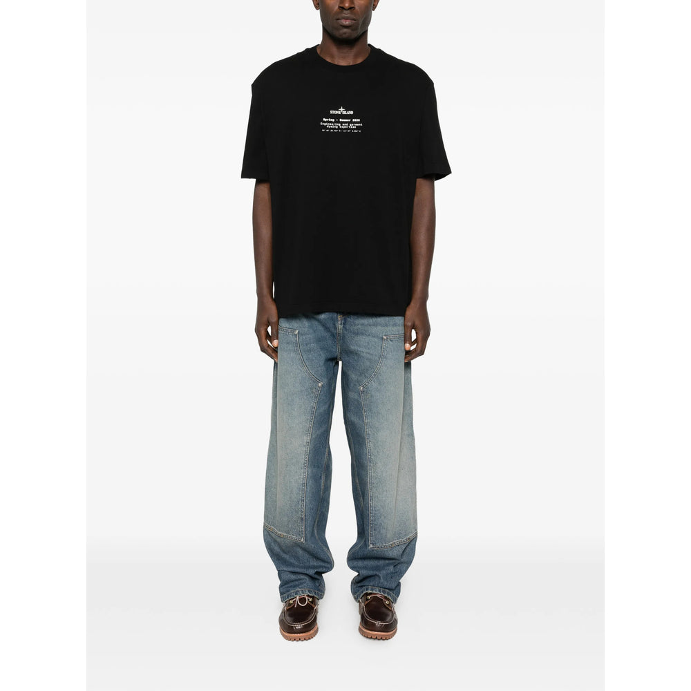 Stone Island T Shirts - Black | f09e2f5b828b6d40c178c1632d3c1cffcc53eb0a