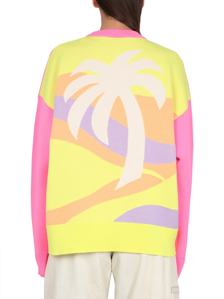 Palm Angels Sweaters - Pink | Wanan Luxury