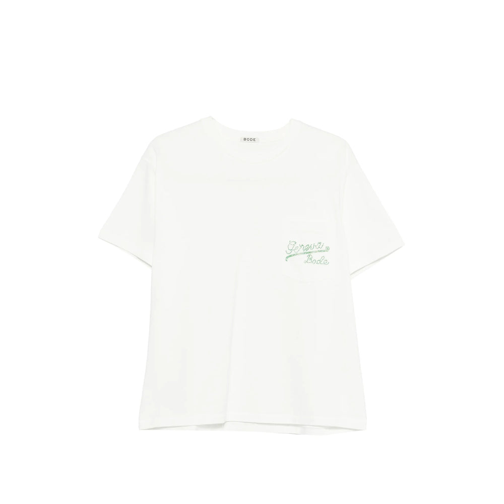 Bode T Shirts - White | da44eca68b5f39bc603616a89cbbc159ac71436b