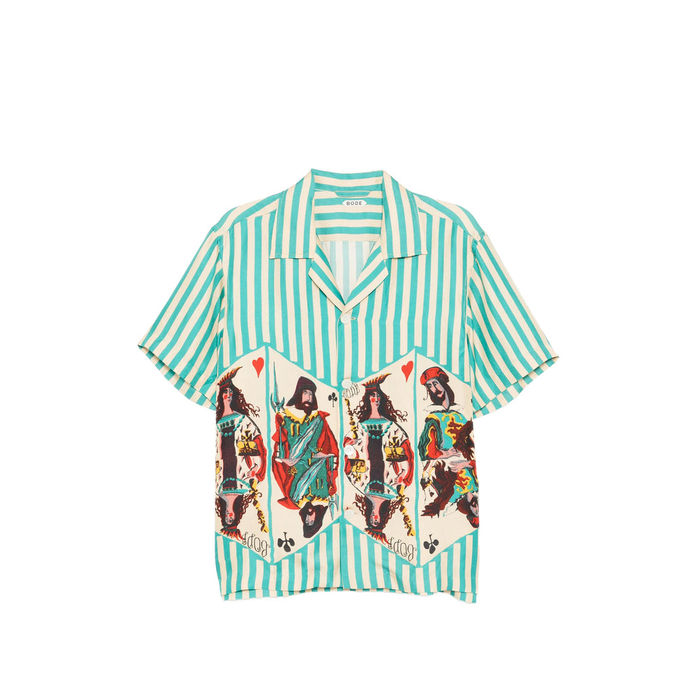 Bode Shirts - Green, Neutral | ff900adaa84c778c019c52d471c9acc630a328fd