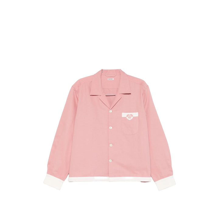 Bode Shirts - Pink, White | 740756d9cc400265160ccf3035700ec3b83212c5