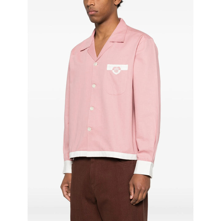 Bode Shirts - Pink, White | 012825b51f5c4a4d3ad38d611caaeab49605d582