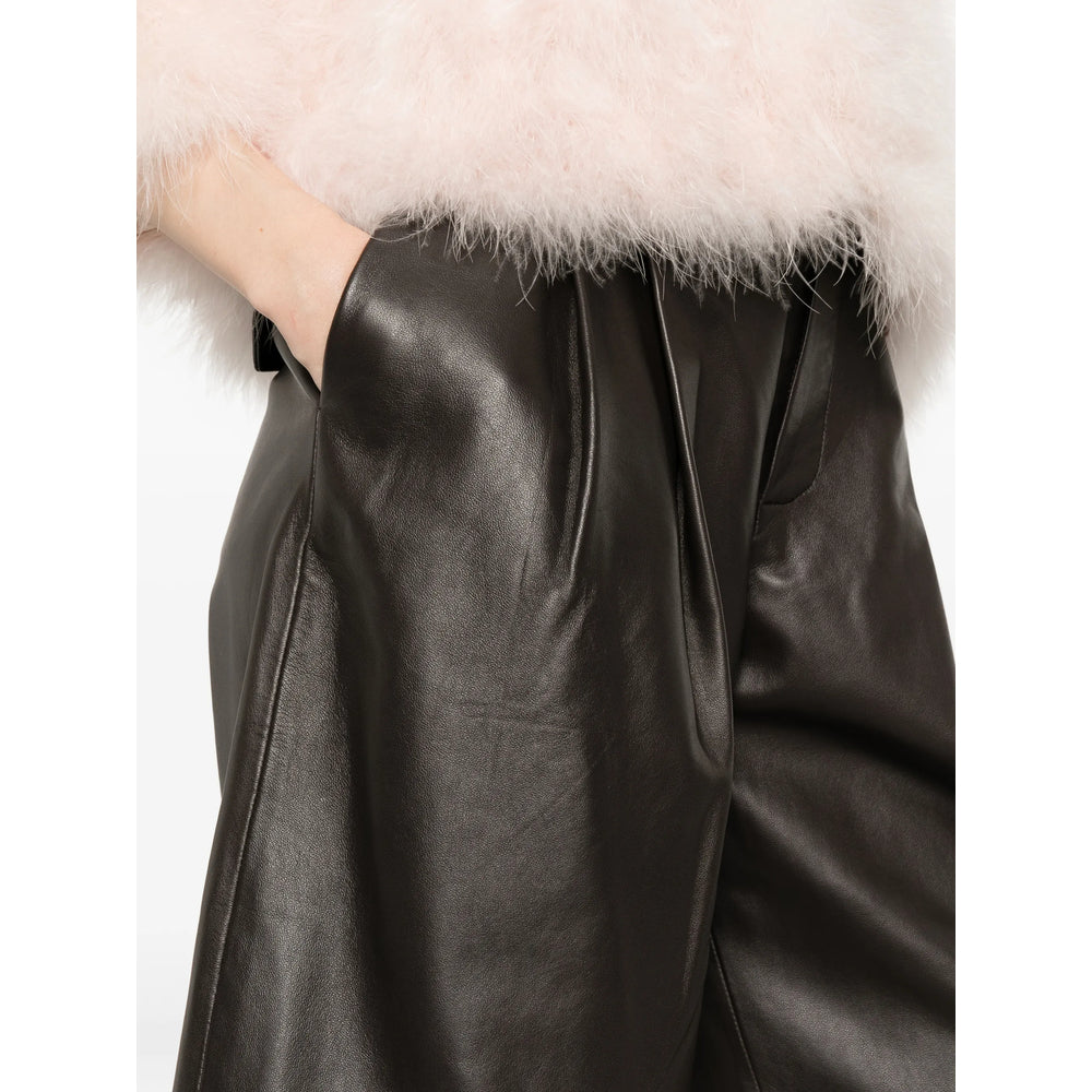 Yves Salomon Shorts - Brown | dff358f9b1f0017ed216bc7c0e40df8b11bd2009