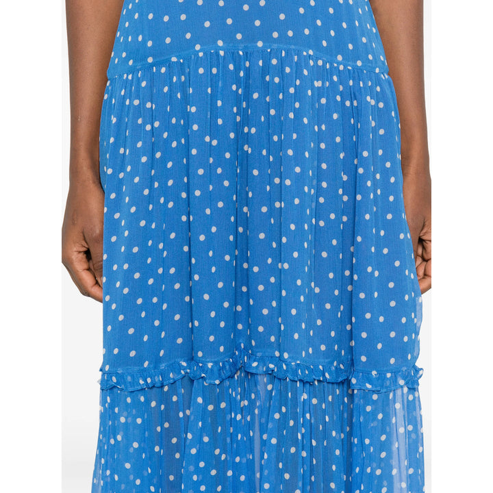 Rixo London Dresses - Blue, White | 29910526b414c15d7c557b7ca74f494a92f5a0b5