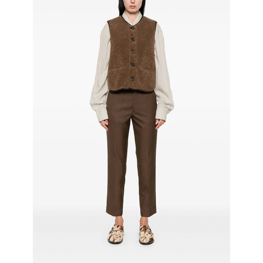 Soeur Waistcoats - Brown | 38178216e2cbd4e3e4910e63b9016b26f4940320