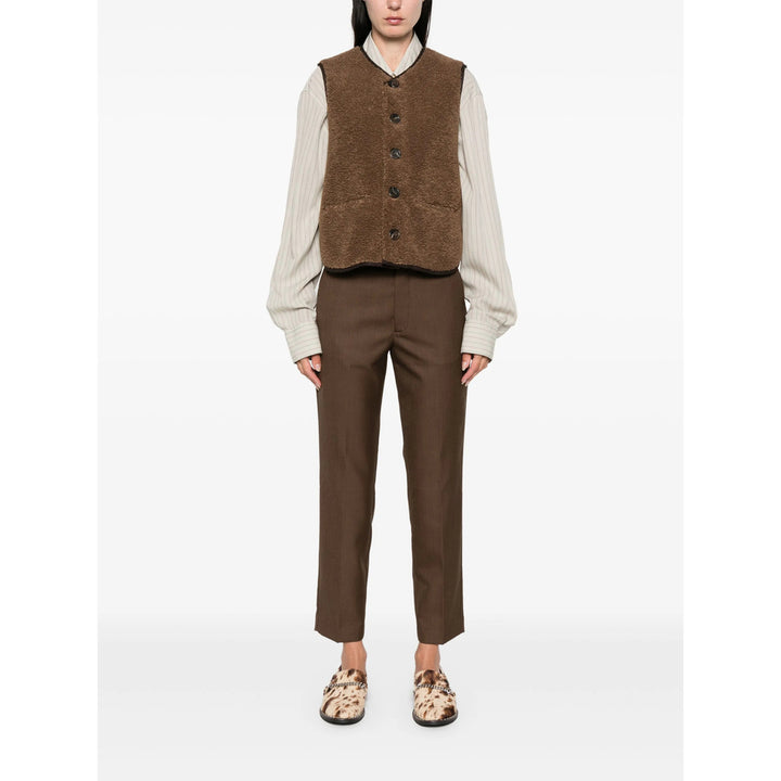 Soeur Waistcoats - Brown | 38178216e2cbd4e3e4910e63b9016b26f4940320