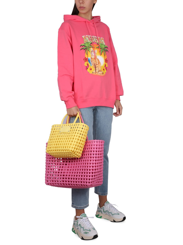 MSGM Sweatshirts - Fuchsia | Wanan Luxury