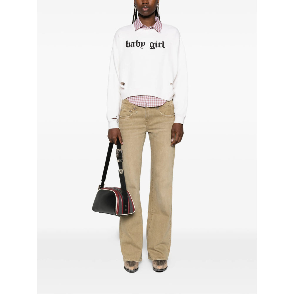 R13 Sweatshirts - White, Black | 8cd299e34cf4ae7c5ac573c55ed7dc2a6f705ef6