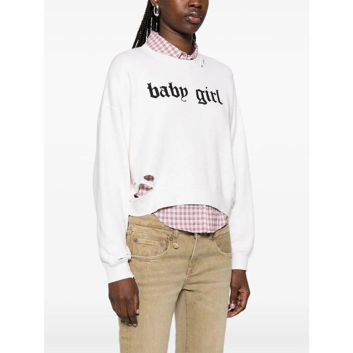 R13 Sweatshirts - White, Black | 80a89069001abc9b78ee3c89387100a6b0efa3e6