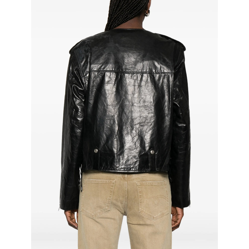 R13 Leather Outerwears - Black | adcd1c842ce64442616e14f8517b97be4fd8415c