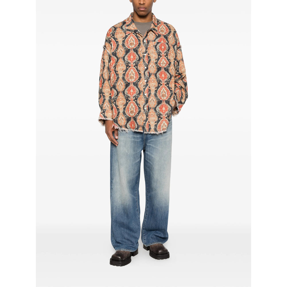 R13 Shirts - Orange, Black | ecc15848cf1eef7efcf7a856bae4566ed83331f7