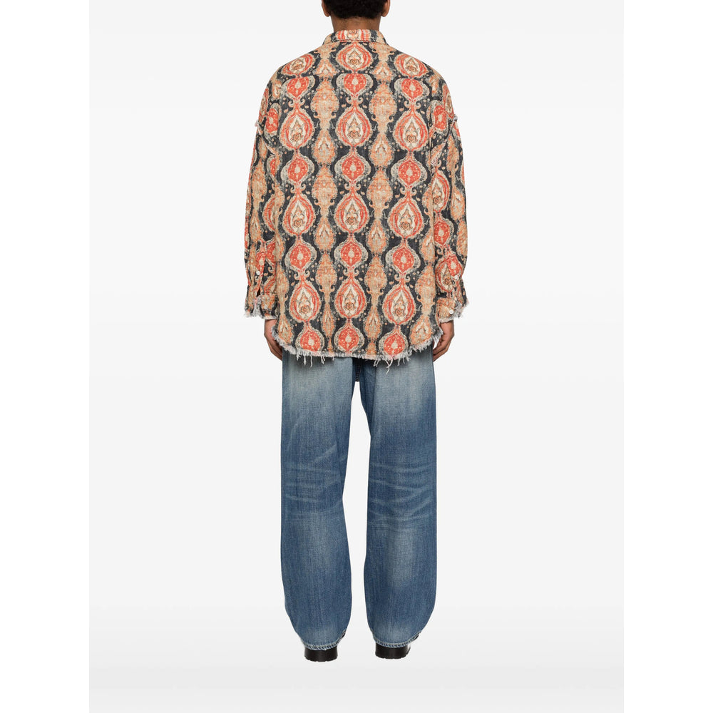 R13 Shirts - Orange, Black | 71ba06fa6d92fcad9e1f1f24f2b46406b69ec306