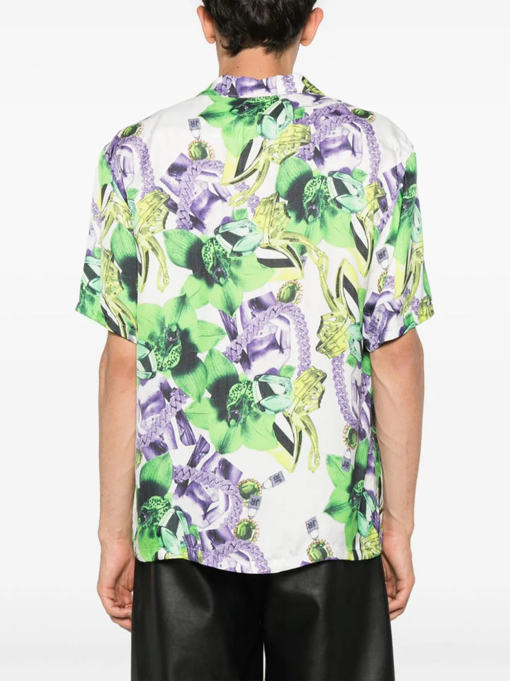 Collage print shirt