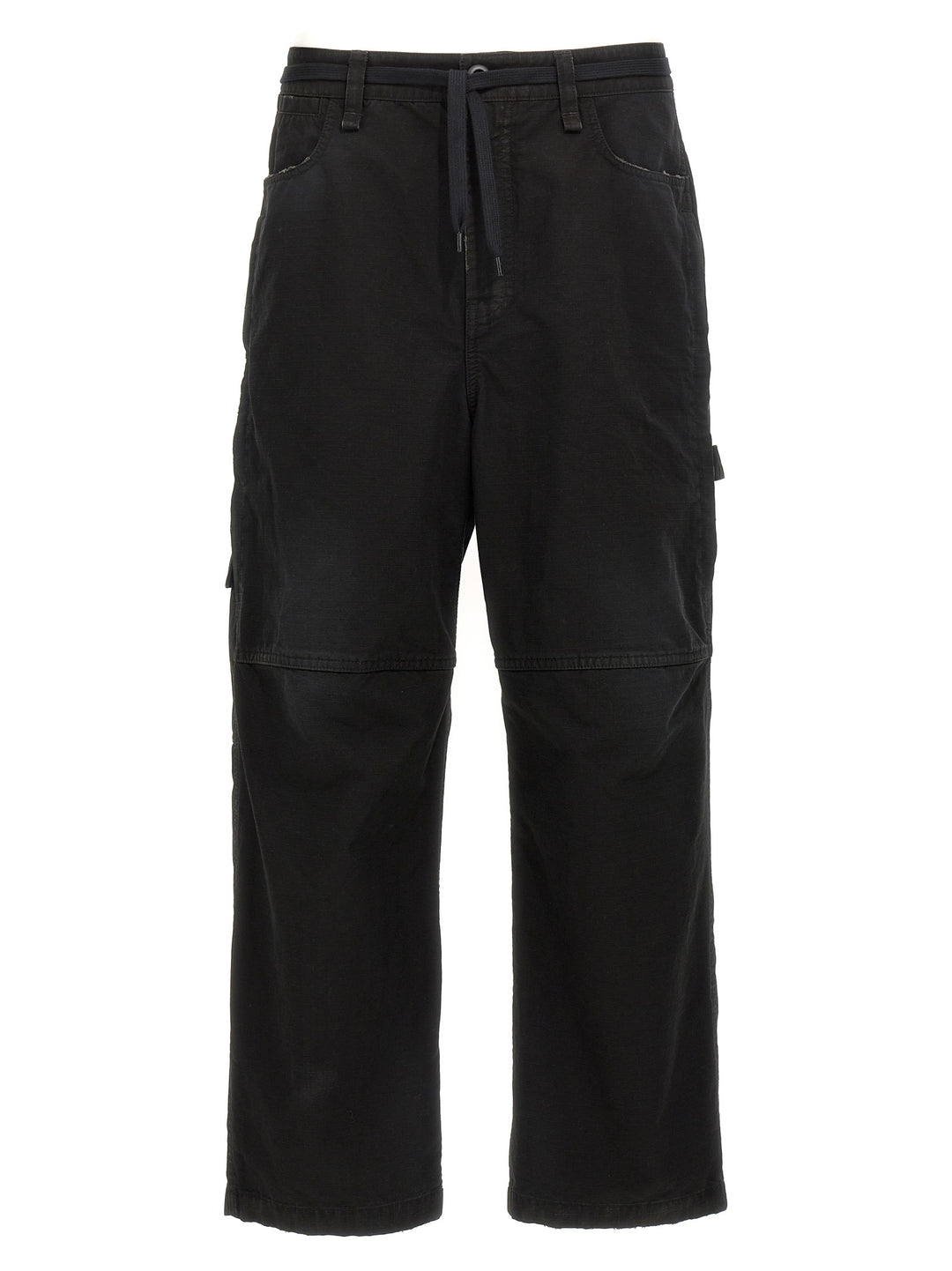 Cropped Skater Pants Black