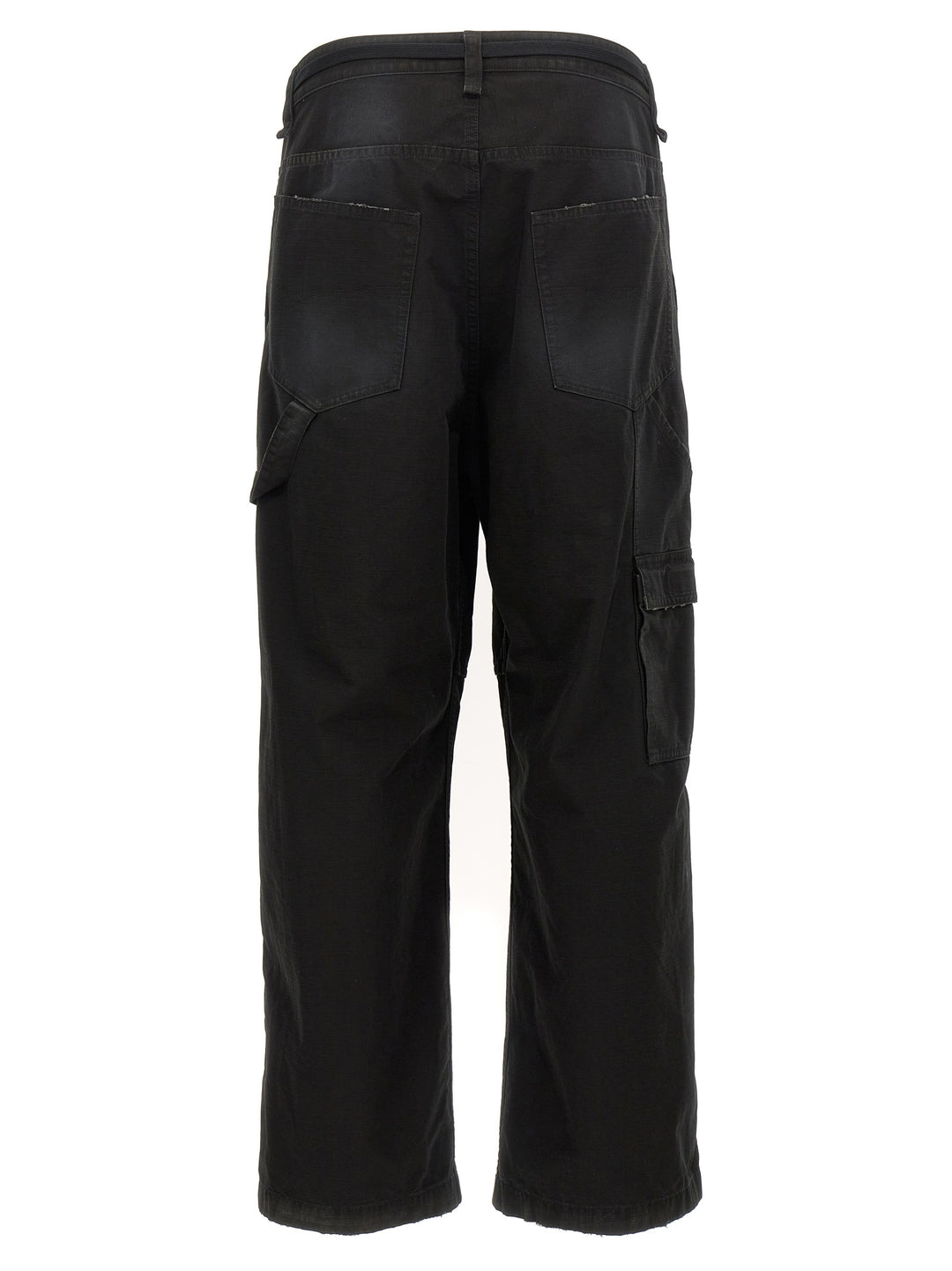 Cropped Skater Pants Black