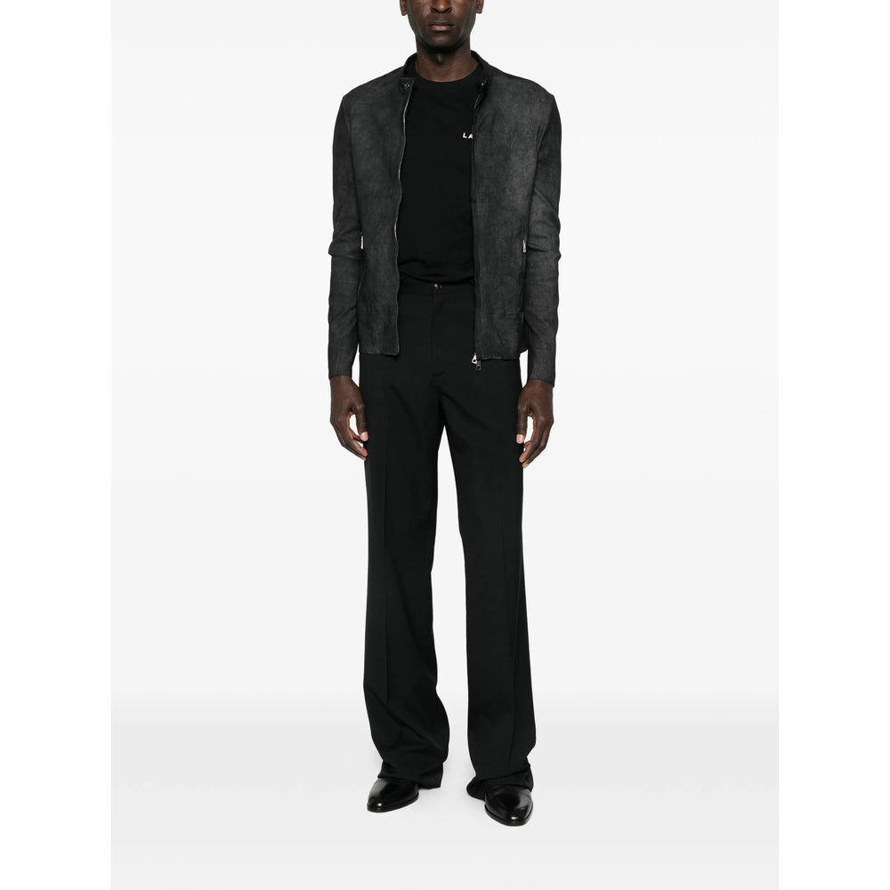 Giorgio Brato Leather Outerwears - Black | 3c602b6e3bc0756d7fbac39482bf05b42bc16343