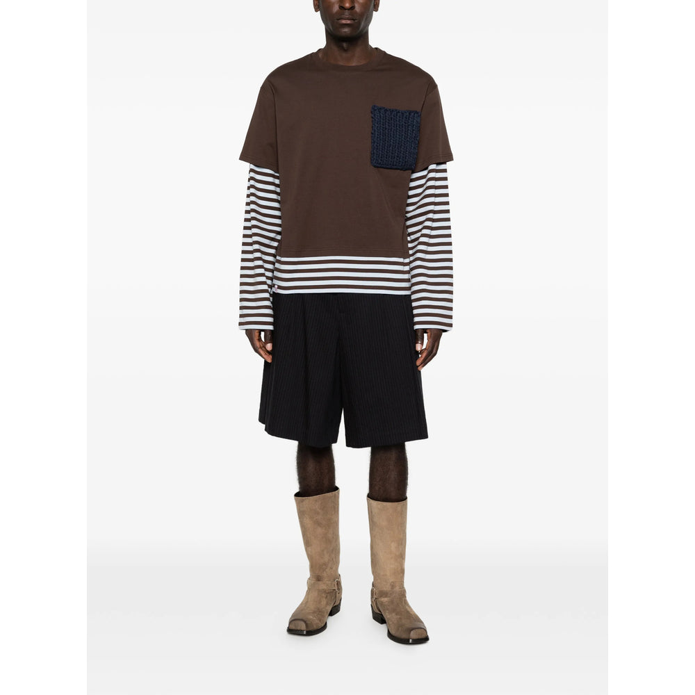 Charles Jeffrey Loverboy T Shirts - Brown, Blue | c776a18d27ae0ac58b95fbd34853c76b3fce29a2