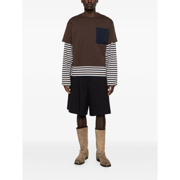 Charles Jeffrey Loverboy T Shirts - Brown, Blue | c776a18d27ae0ac58b95fbd34853c76b3fce29a2