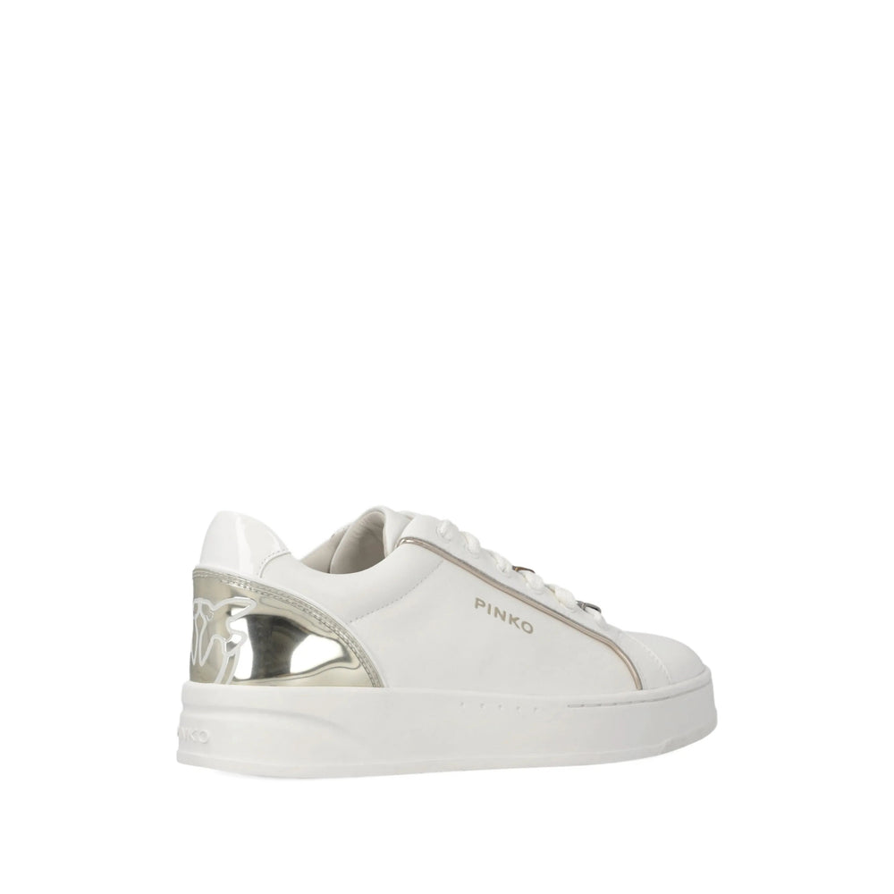 Pinko Sneakers - White, Silver | 45fcb630dc03b7dc03579c887b76b590dc5e1be0