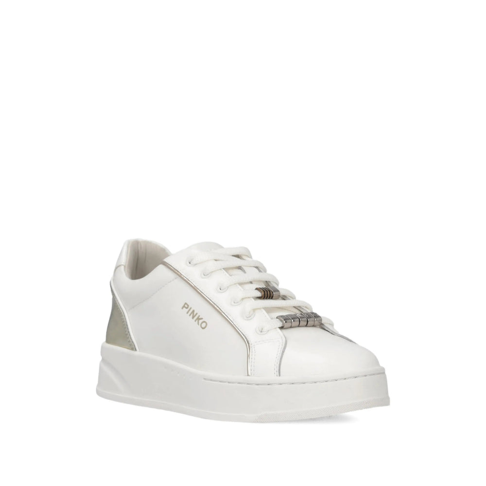 Pinko Sneakers - White, Silver | 8ba86af77ec8a91351e7d474678e513e61502af8