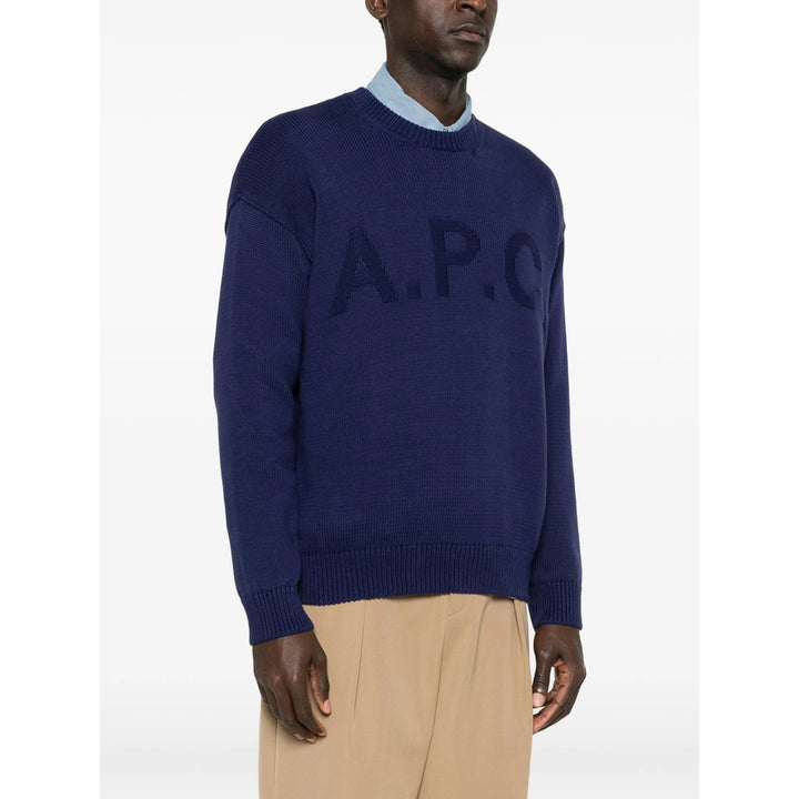 A.P.C. Sweaters - Blue | cf5b879cb22399d16b12c559da0d46cfba0bf03d