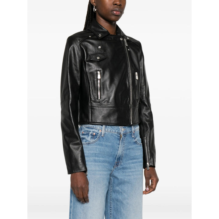 Pinko Leather Outerwears - Black | 29fd07d37cc8cf6747e36f78bbdf15a6a38839f3