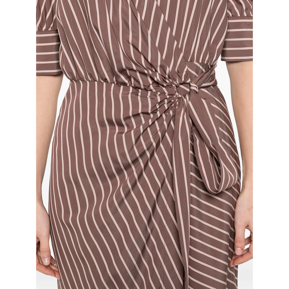 Pinko Dresses - Brown | b6913a27b8758ea84b521dfe703ff20fac286039