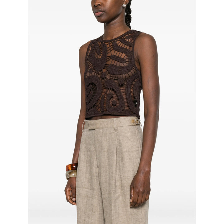 Pinko Tops - Brown | 194c0c84e2164f68be136627056aa17707fc0eea