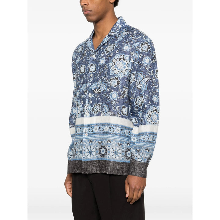 Isaia Shirts - Blue, Gray | 0c612ed74fd612d99f2f3d6d051c7ad1345c30fd