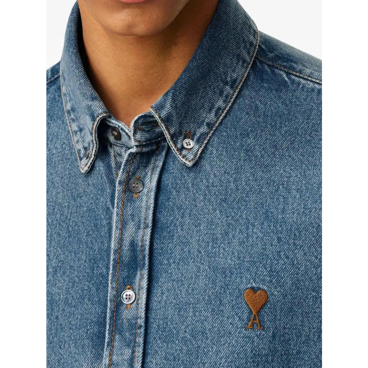 Ami Paris Shirts - Blue | 8e8a90d4cdfb0deb4924895de29f907af7320f22