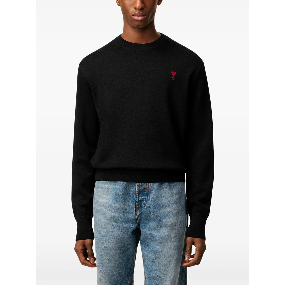 Ami Paris Sweaters - Black | 9fa4c90f032f2c76da807ae2a6cb77f896a62321