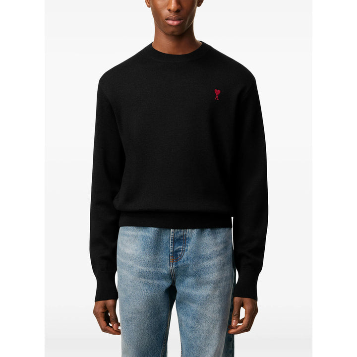Ami Paris Sweaters - Black | 9fa4c90f032f2c76da807ae2a6cb77f896a62321