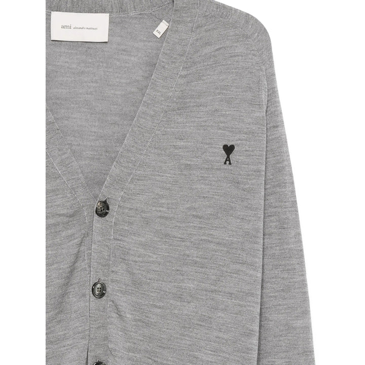 Ami Paris Sweaters - Gray | 604b12a584055a1786cfbc7434b14427652f2aa1