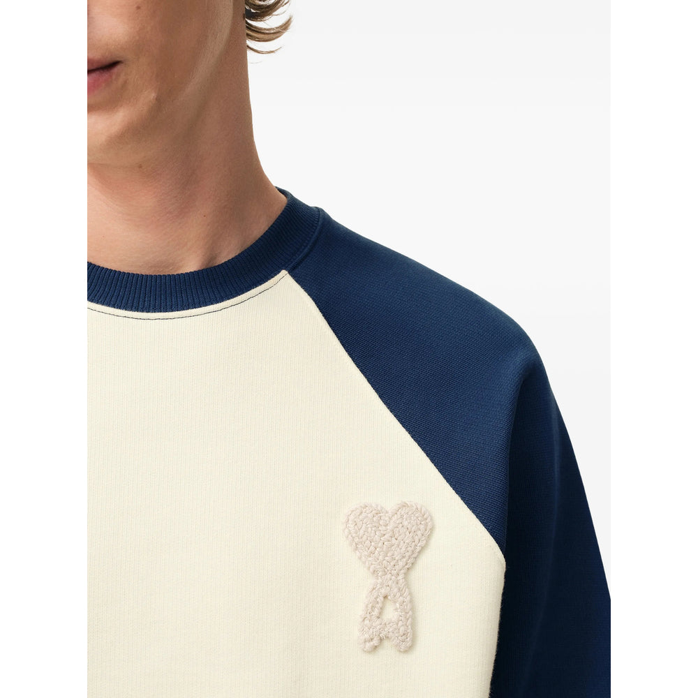 Ami Paris Sweatshirts - Neutral, Blue | 832bbccaa129809f7c4f1bb738a36fec7eb5a4f4