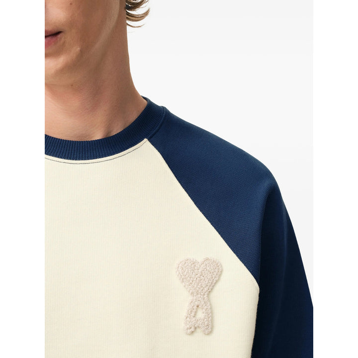 Ami Paris Sweatshirts - Neutral, Blue | 832bbccaa129809f7c4f1bb738a36fec7eb5a4f4