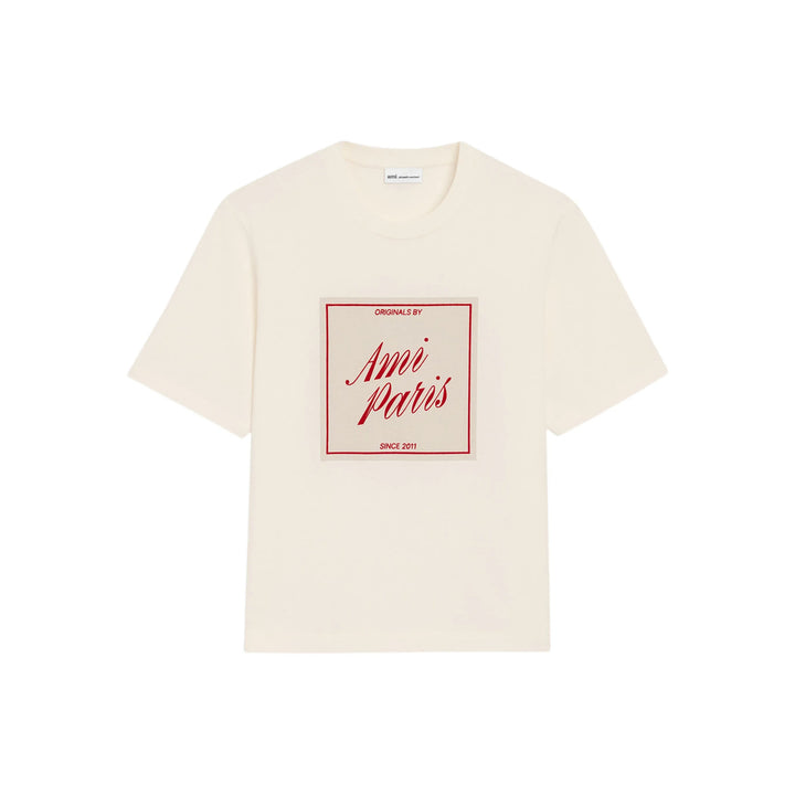 Ami Paris T Shirts - Neutral | f6df14d05977f1d0436700270efbefeac0dadd8f