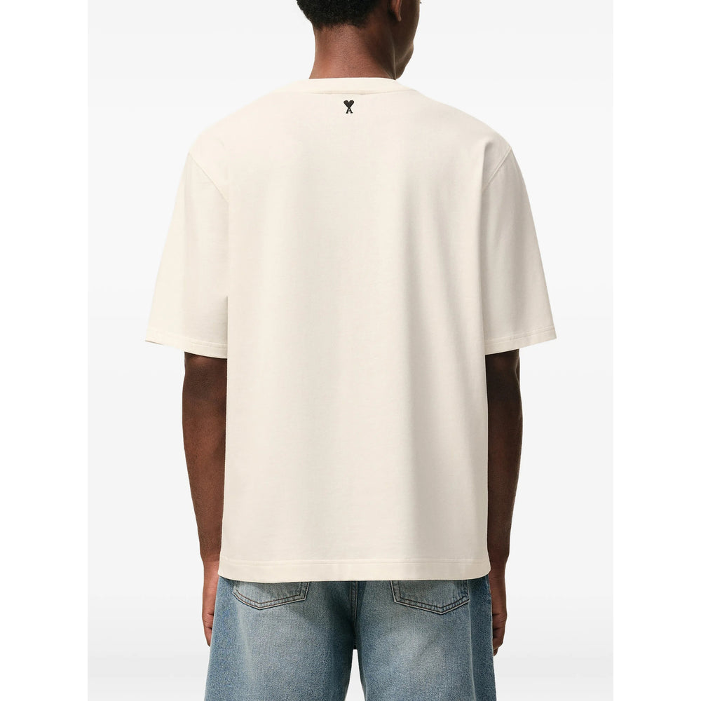 Ami Paris T Shirts - Neutral | 5347f1ccfd3683cf784af640e35a3cfa1a5498c1