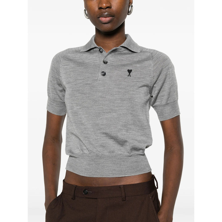 Ami Paris Sweaters - Gray | e7ac4673f3c026e4f7a83f5ad41cc6f5df016a45