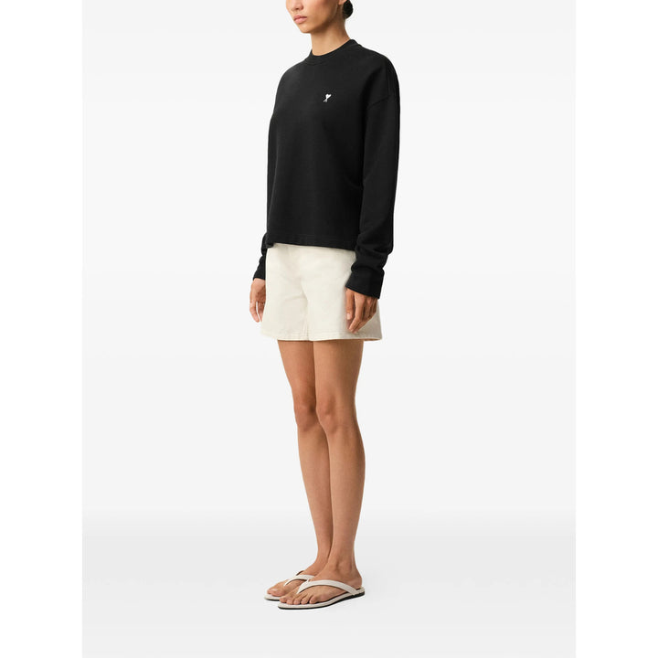 Ami Paris Sweatshirts - Black | 556d4b26bad34df9576da424b0ef649cc2639fdf