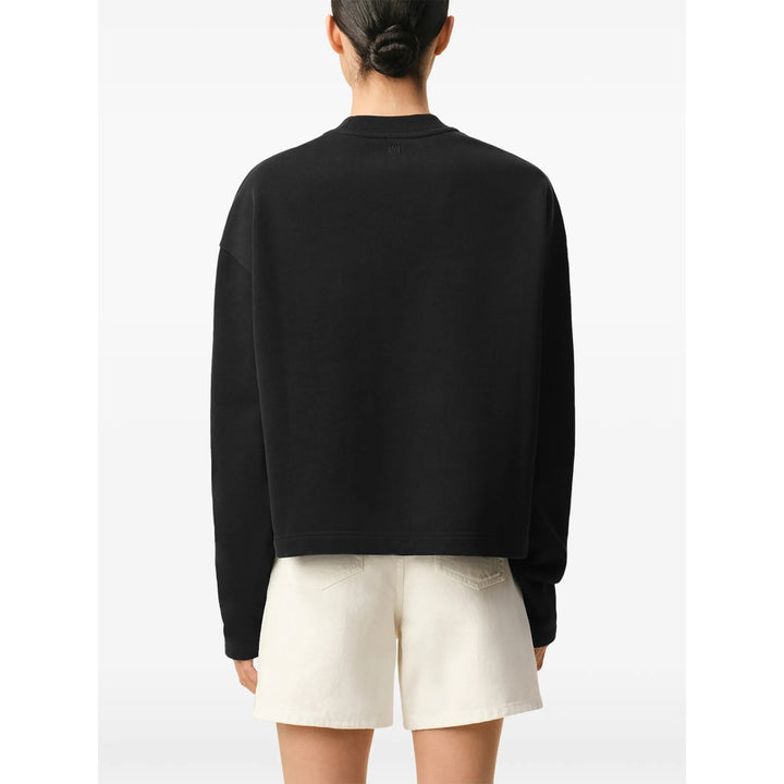 Ami Paris Sweatshirts - Black | 67d009a4adbfa8b46bcaa73c1c3c629d1caf661d