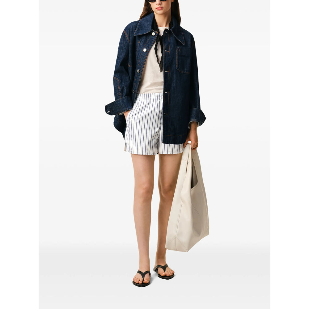 Ami Paris Shorts - White, Blue | 0eacc65bc38088adffffb7b0a2d8bd14fbbe4a91